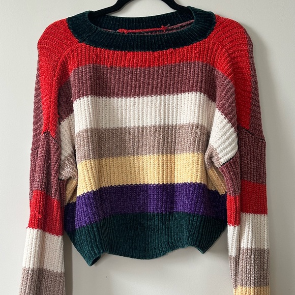 LUV LANE STRIPED SWEATER - Picture 2 of 5